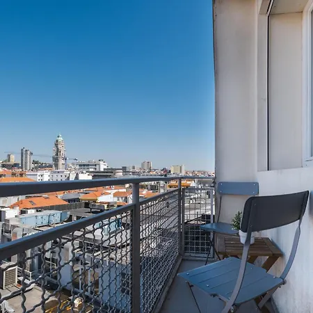 Ceuta Flat, Charming Balcony Over Rooftops * Porto